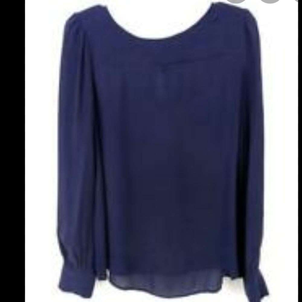 J. Crew Talitha 100% silk long sleeve blouse sz 00